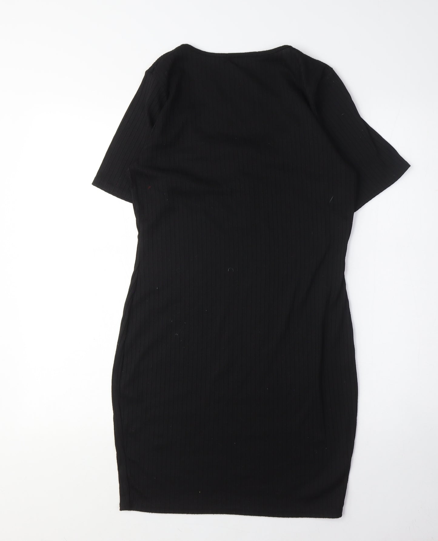 Quiz Women Black Bodycon Mini Dress XS