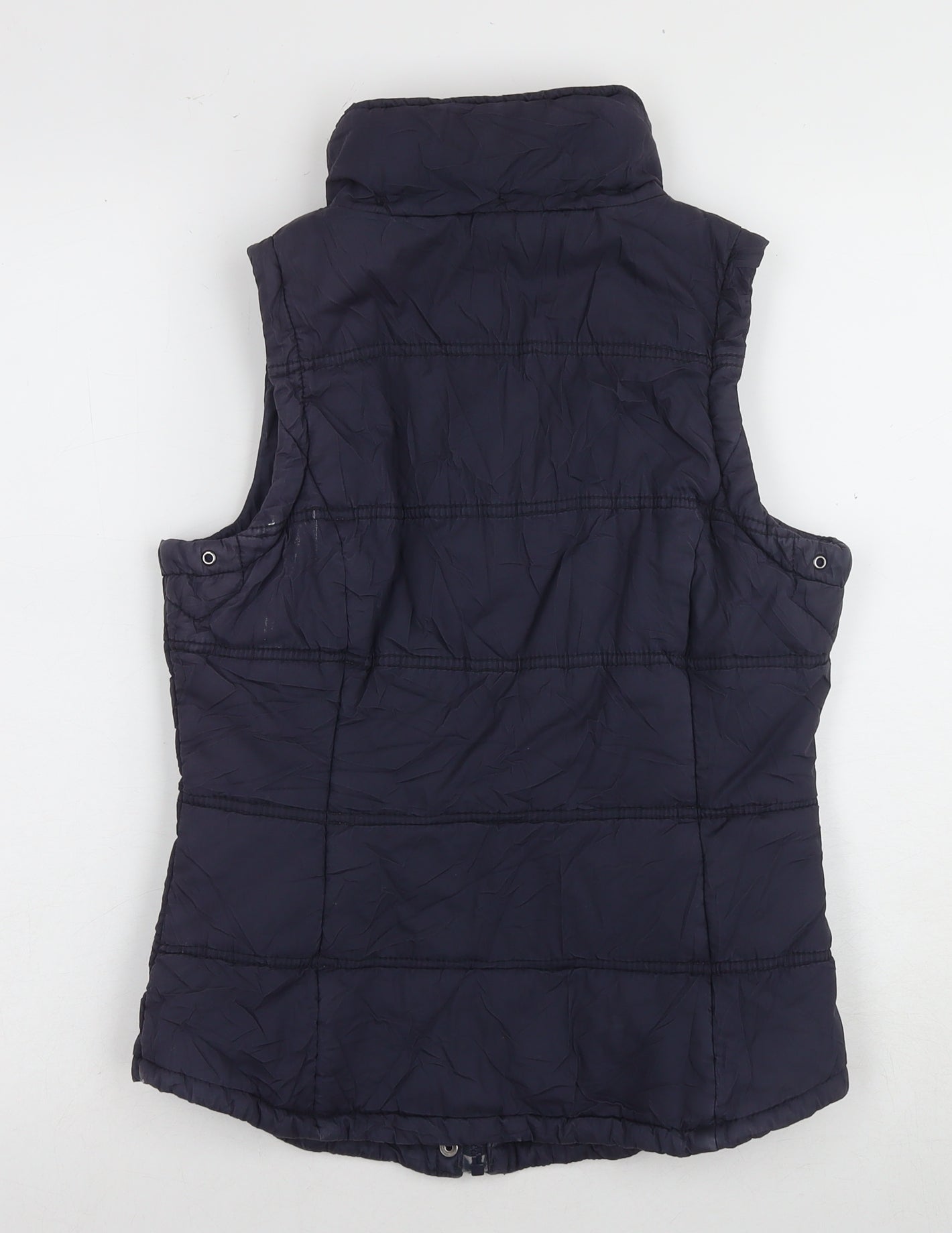 Next Women's Blue Puffer Waistcoat Size 10