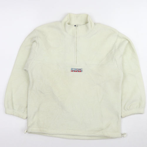 Today Boys White Fleece Pullover Hoodie - 10-11 Years