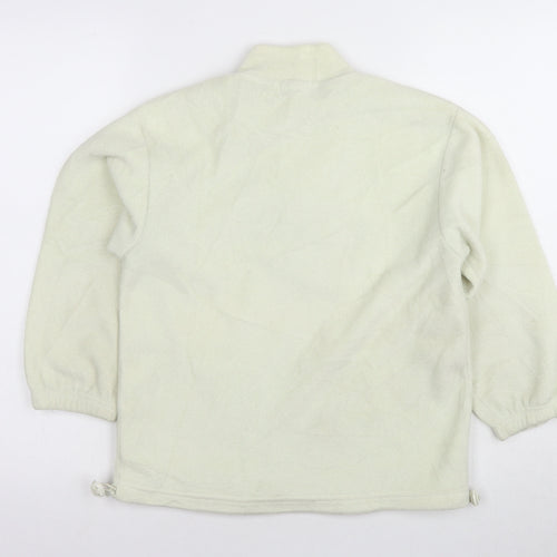 Today Boys White Fleece Pullover Hoodie - 10-11 Years
