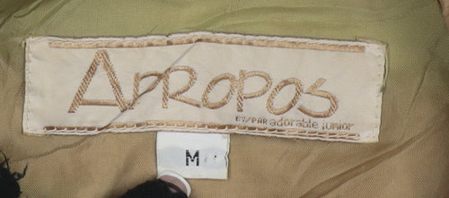 Apropos Men's Beige Military Jacket M - Casual Classic