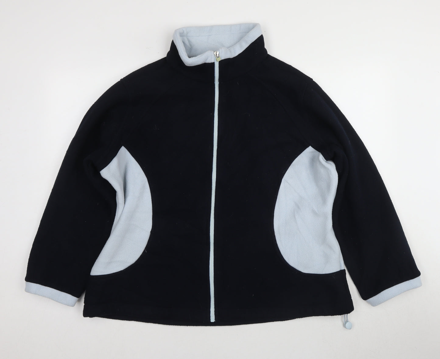 Marks and Spencer Women's Blue Fleece Jacket Size 20