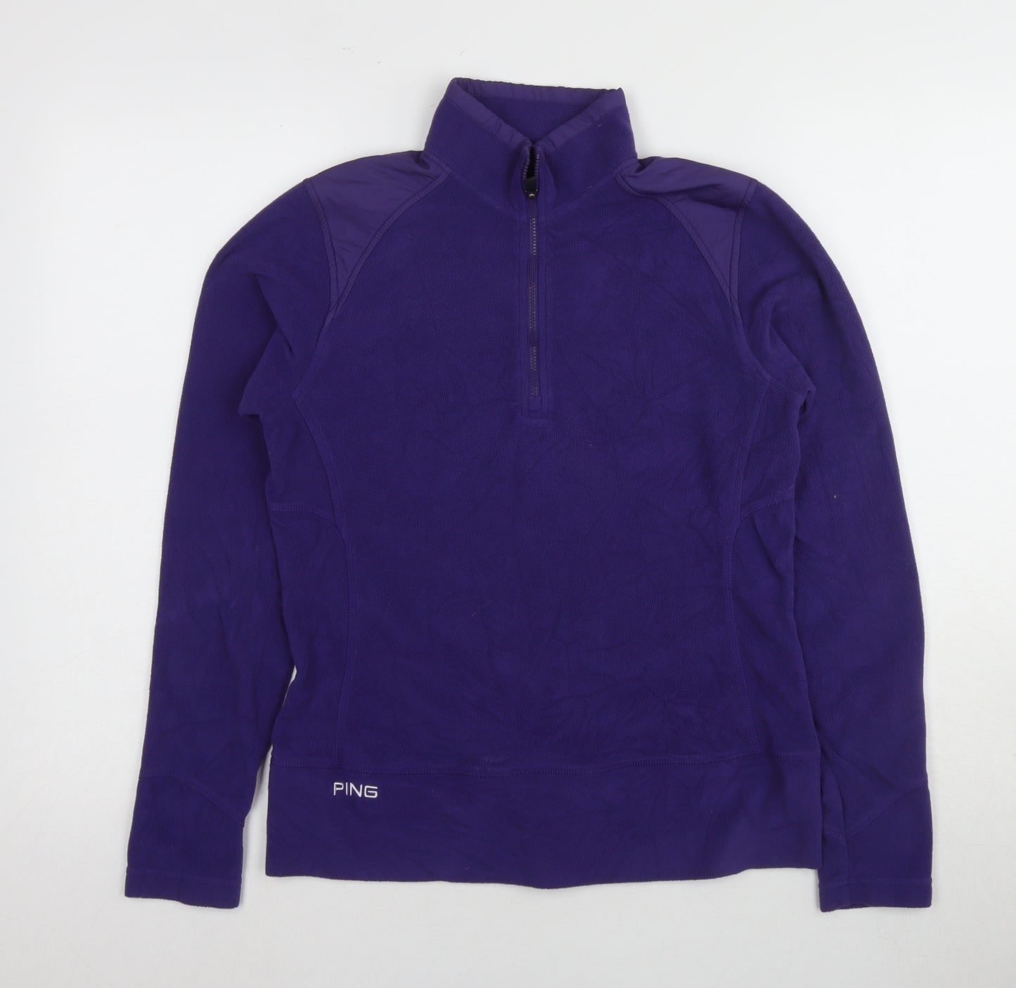 Ping Women's Purple 1/2 Zip Fleece Golf Sweatshirt S