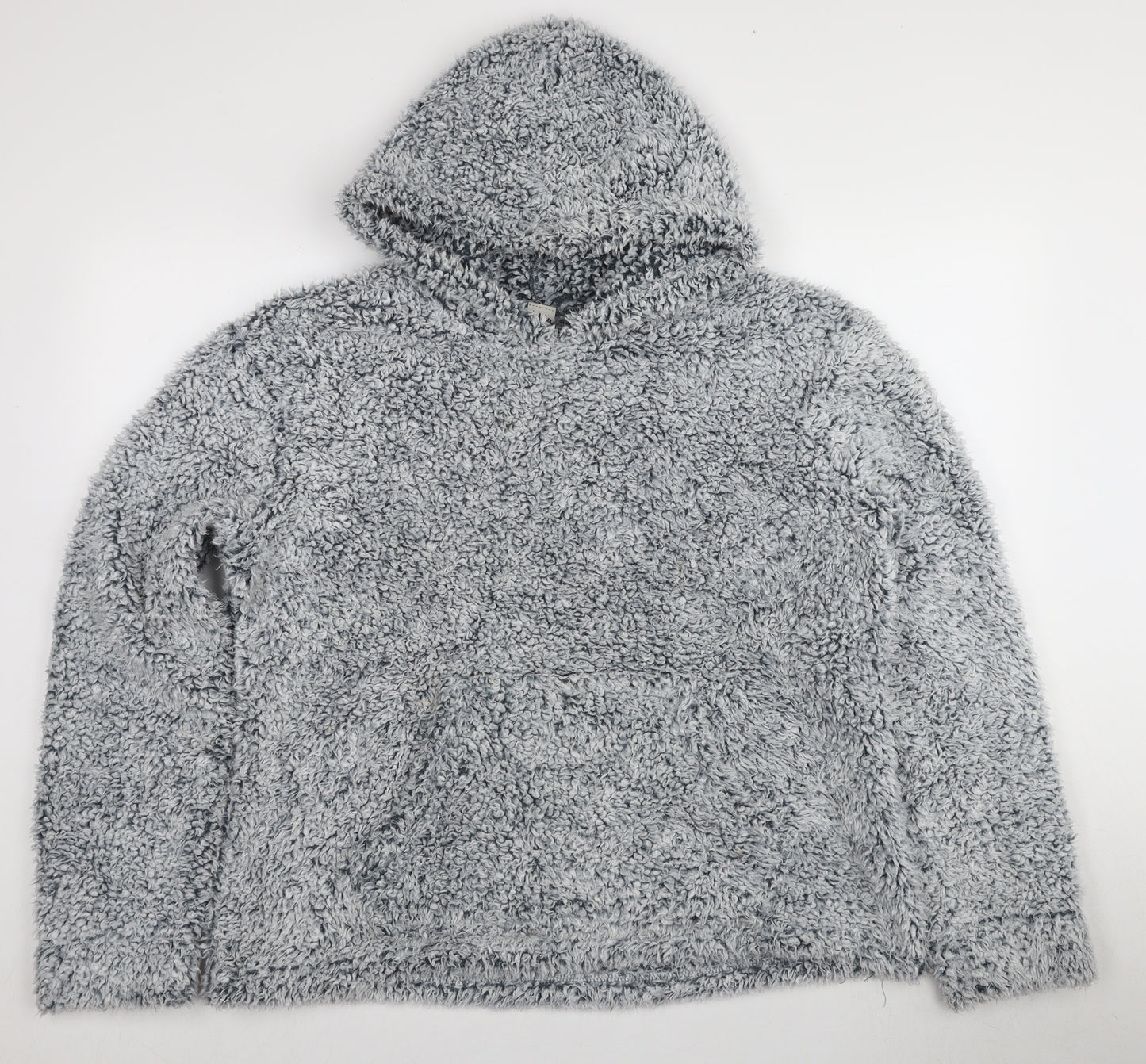 Dunelm Unisex Grey Fleece Pullover Hoodie 3XL