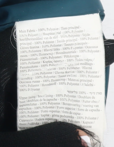 Regatta Women's Blue Long Hooded Parka Jacket Size 18