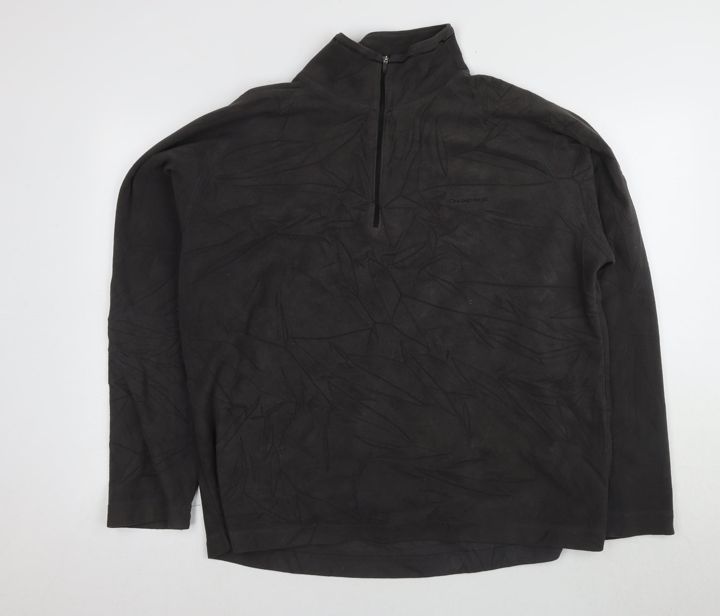 Craghoppers Men's Black XL Fleece 1/4 Zip Sweatshirt