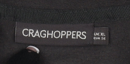 Craghoppers Men's Black XL Fleece 1/4 Zip Sweatshirt