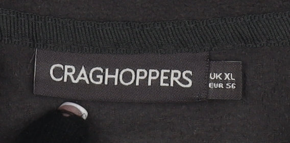 Craghoppers Men's Black XL Fleece 1/4 Zip Sweatshirt