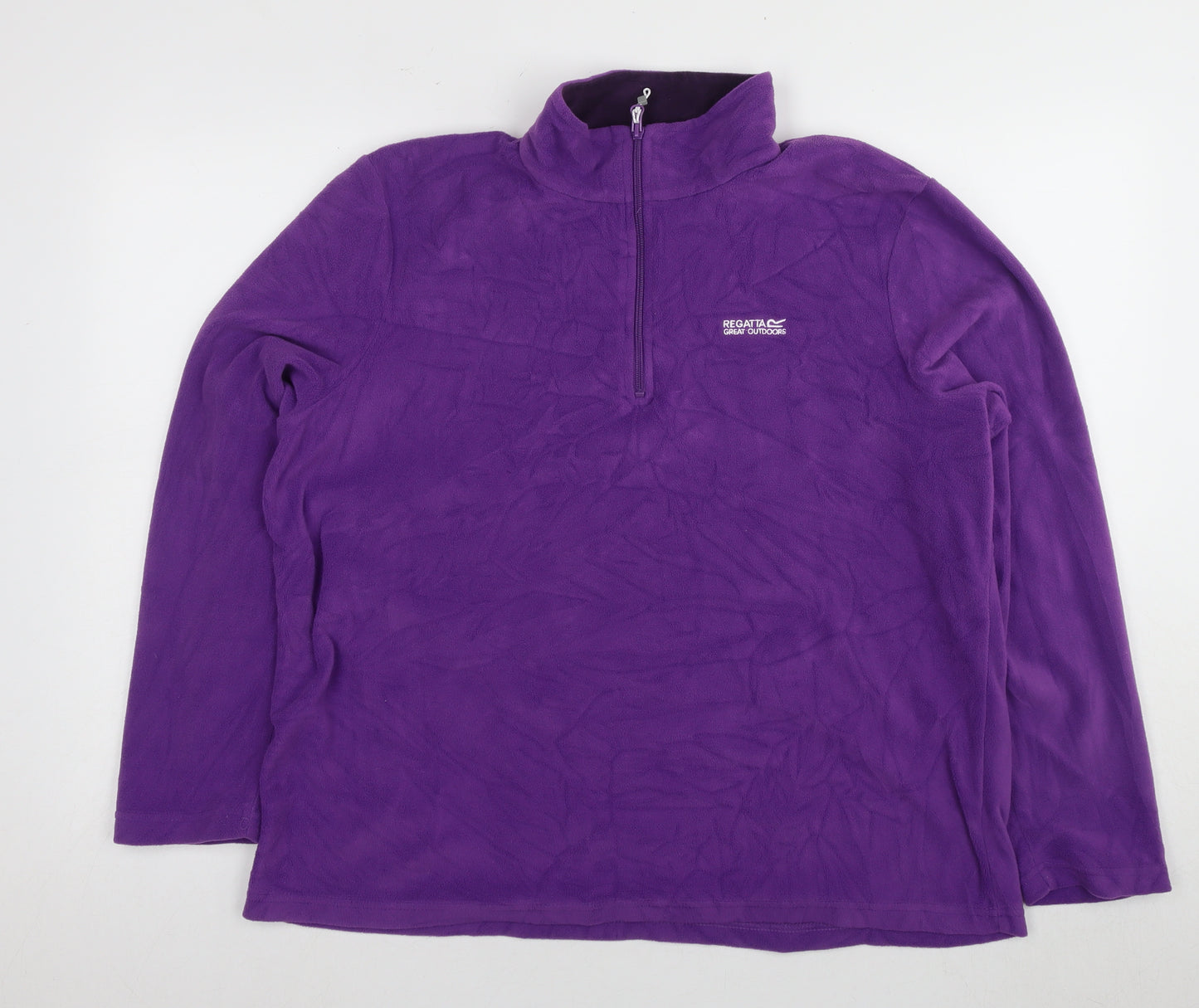 Regatta Unisex Adults Purple Fleece Pullover Size 44