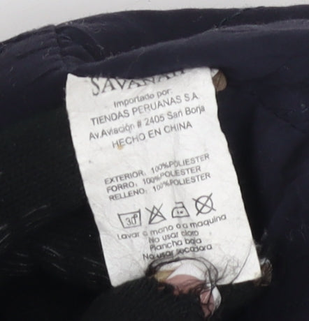 Savanah Collection Unisex Blue Quilted Jacket S