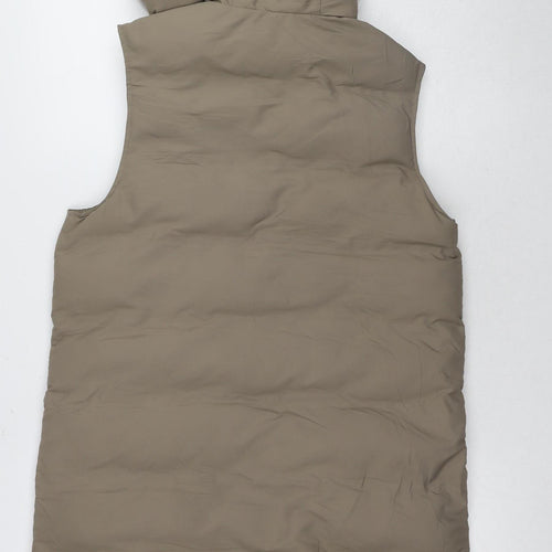 Zara Women's Brown XS Hooded Puffer Jacket