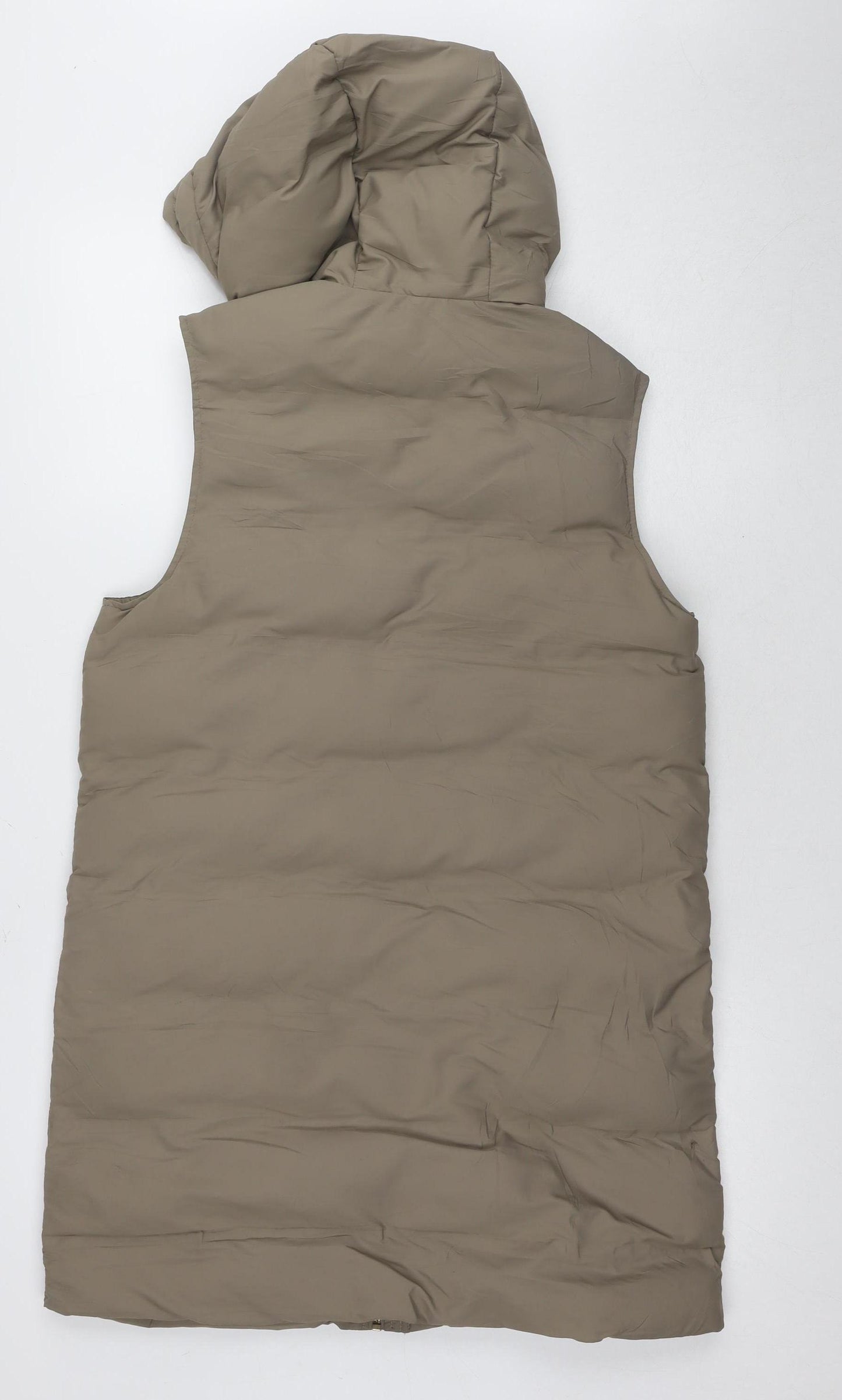 Zara Women's Brown XS Hooded Puffer Jacket