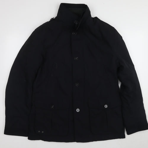Marks and Spencer Men's Navy Mid-Length Jacket - M