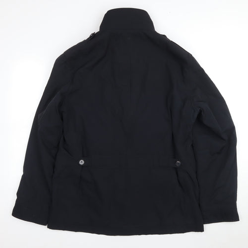 Marks and Spencer Men's Navy Mid-Length Jacket - M