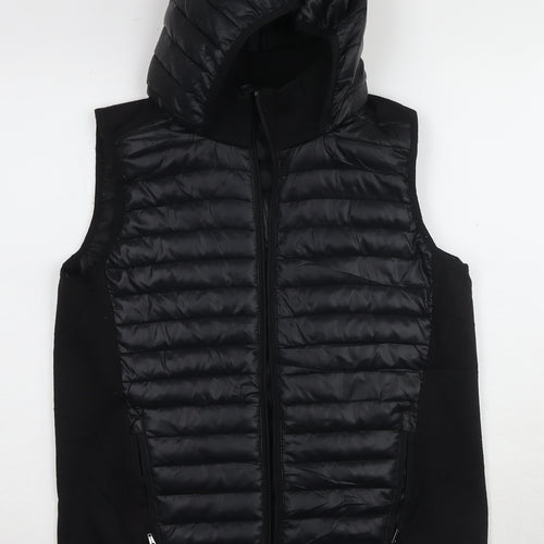 USA Pro Women's Black Puffer Waistcoat Size 14