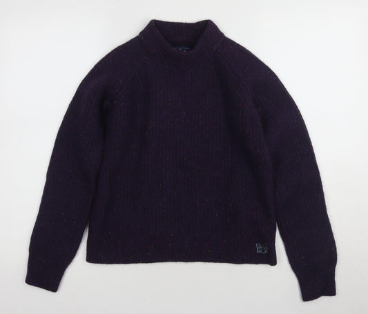 Superdry Women's Purple Pullover Jumper Size 10