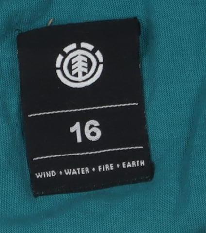 Element Green Boys' Graphic T-Shirt Size 14