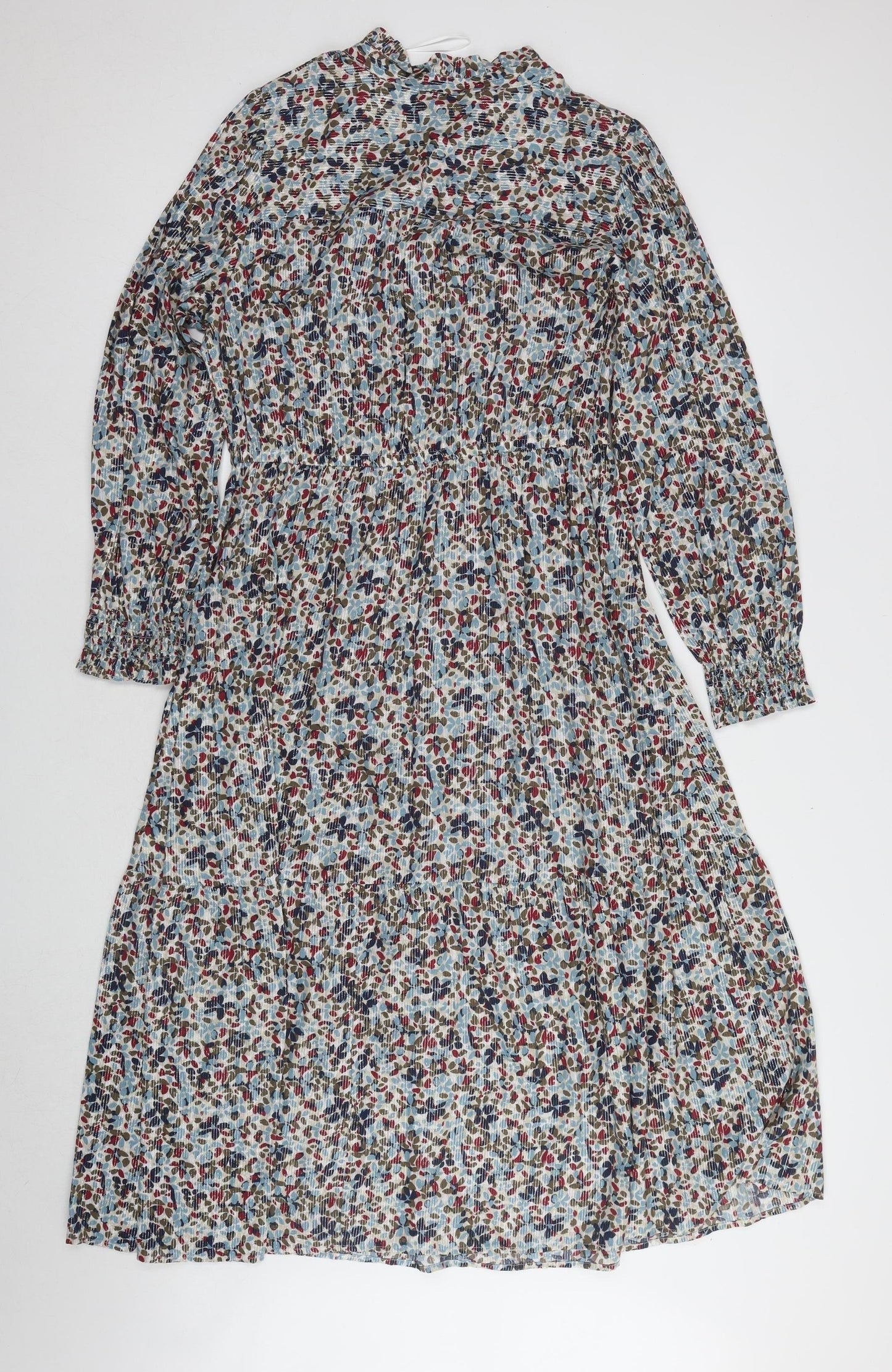 Marks and Spencer Women's Multicoloured Floral Dress Size 14