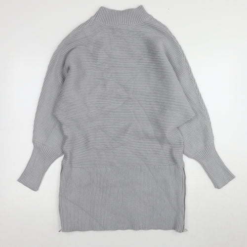 Sonder Studio Women's Grey Pullover Jumper, Size 12, High Neck