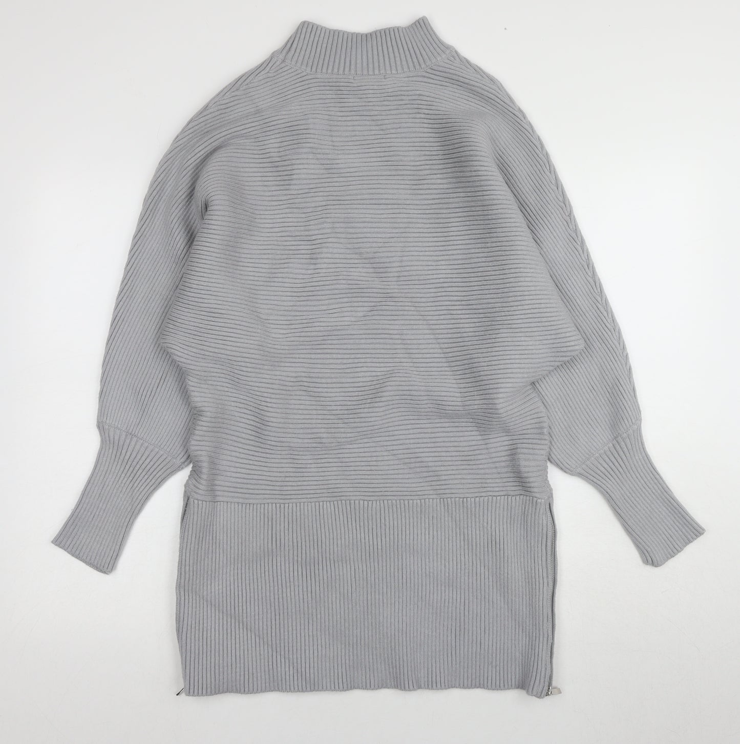 Sonder Studio Women's Grey Pullover Jumper, Size 12, High Neck