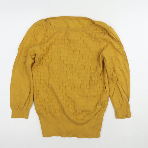 Oasis Women's Yellow Pullover Jumper M