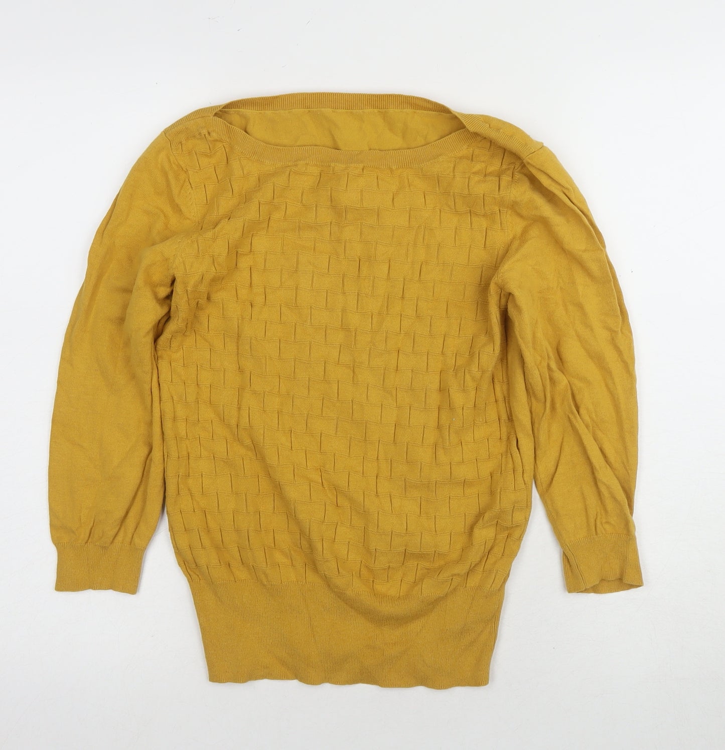 Oasis Women's Yellow Pullover Jumper M