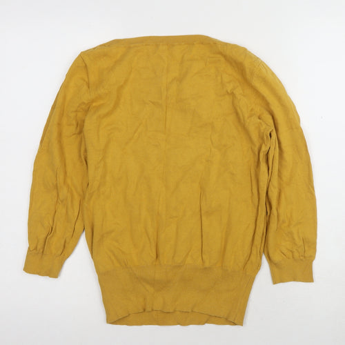 Oasis Women's Yellow Pullover Jumper M