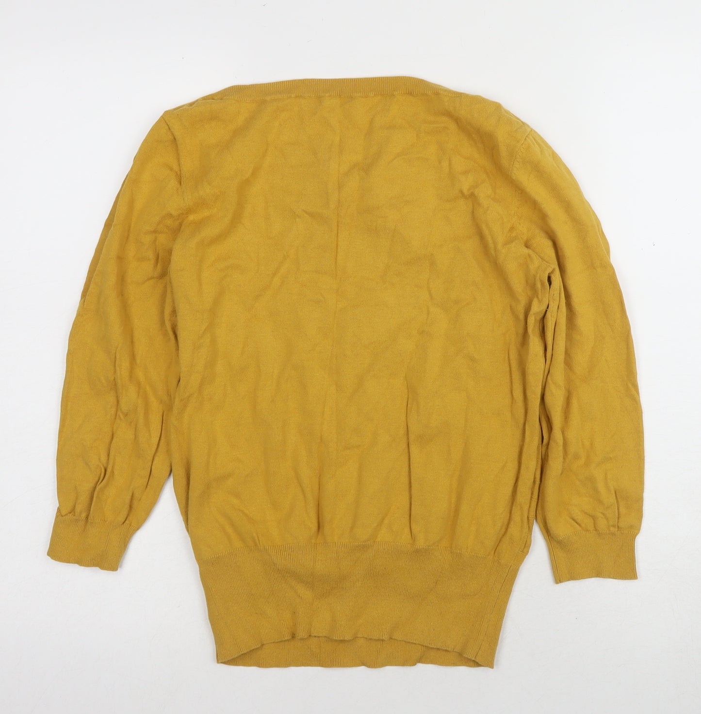 Oasis Women's Yellow Pullover Jumper M