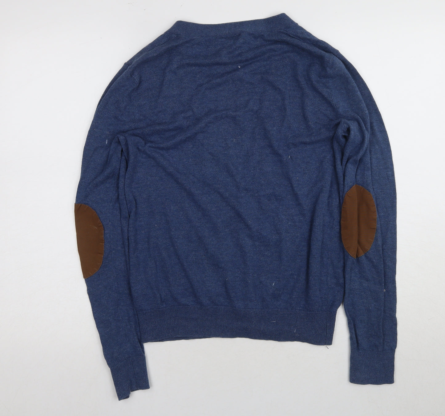 ASOS Men's Blue Cardigan XS V-Neck Cotton Casual