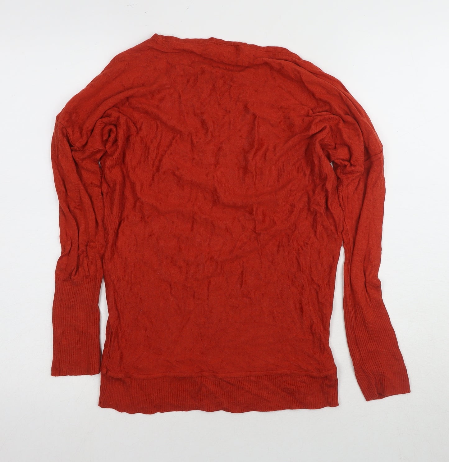 NOOSNOW Women's Red Cotton Pullover Jumper M