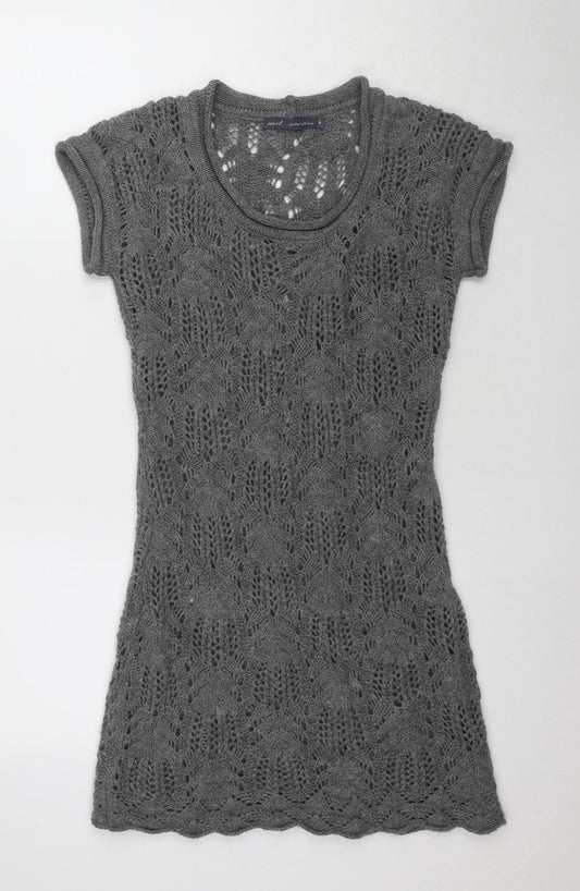 Next Women's Grey Pullover Jumper, Size 8