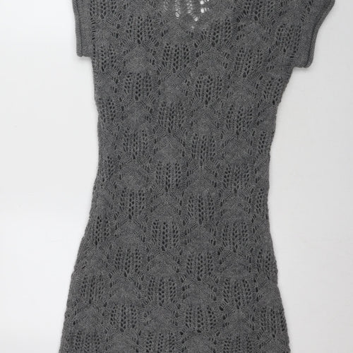 Next Women's Grey Pullover Jumper, Size 8