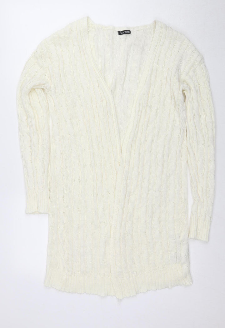 Blanco Women's Ivory Cardigan, Size 12