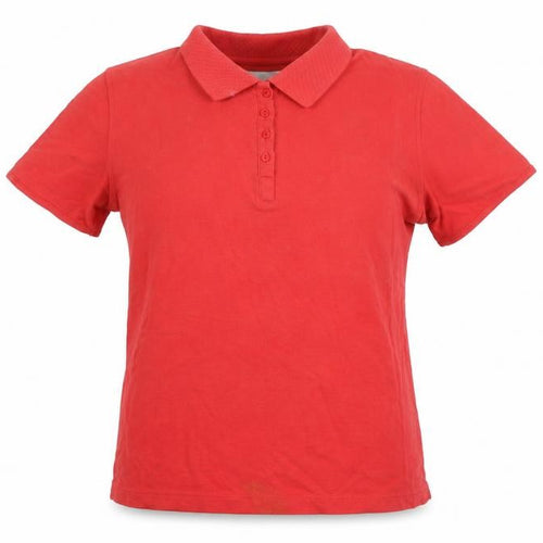 Ping Collection Women's Red Polo Top - Casual Short Sleeve Size 12