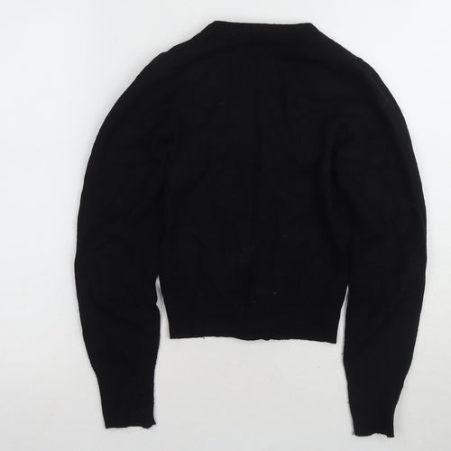 ASOS Women's Black Cardigan Size 4 Buttoned Casual
