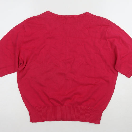 Country Casuals Women's Red Pullover Knit Jumper M