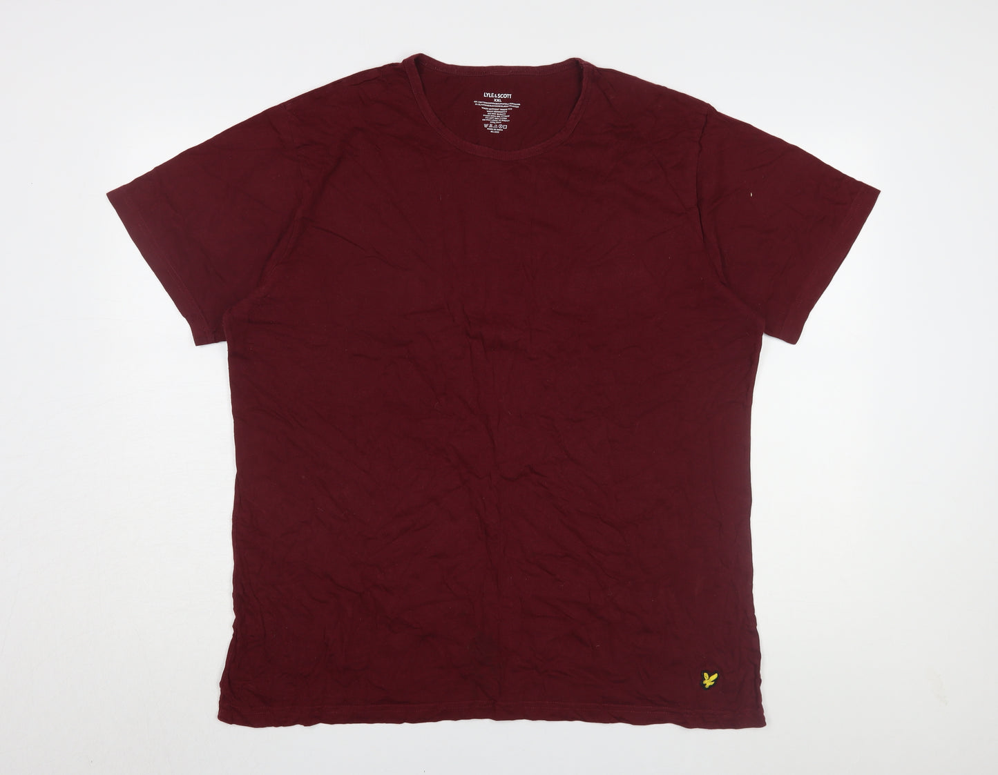 Lyle & Scott Men's Red 2XL Crew Neck T-Shirt