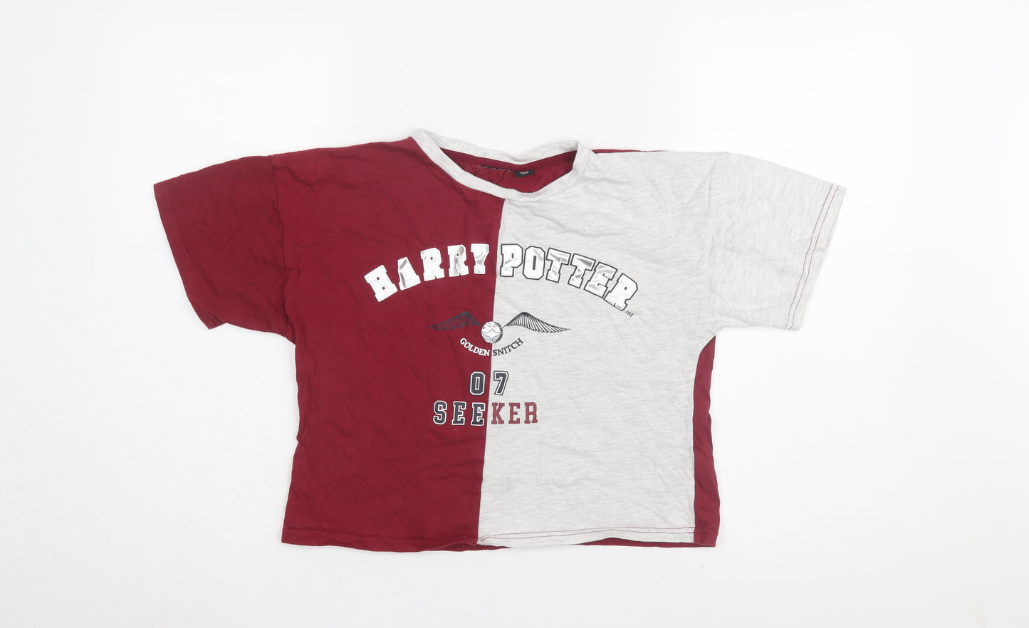 Girls Harry Potter Colourblock T-Shirt Multicoloured 13-14 Years