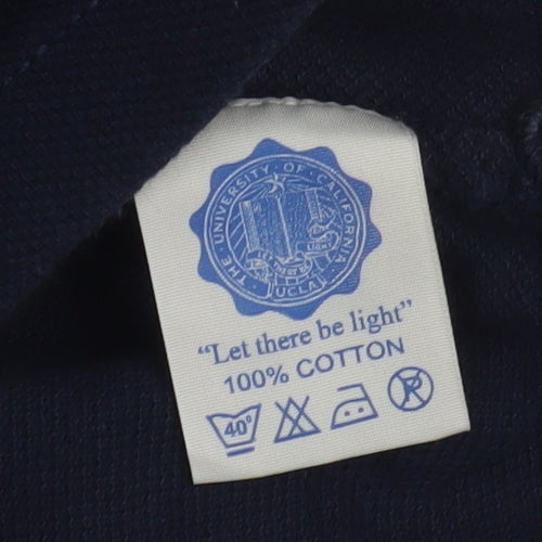 UCLA Men's Blue L Polo Shirt with Logo