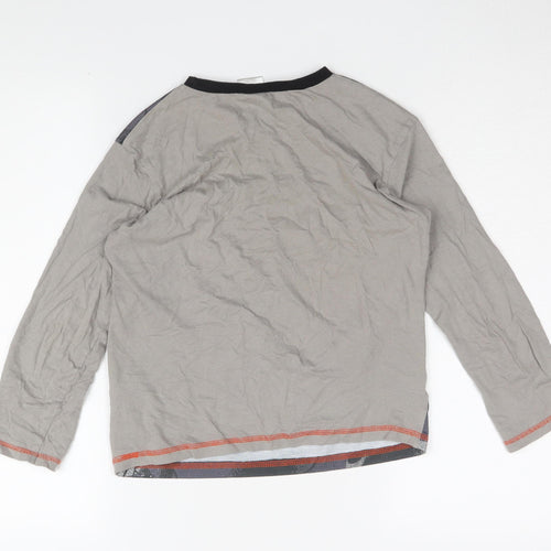 Nerf Boys Grey Camouflage Long Sleeve Jersey T-Shirt 9-10 Years