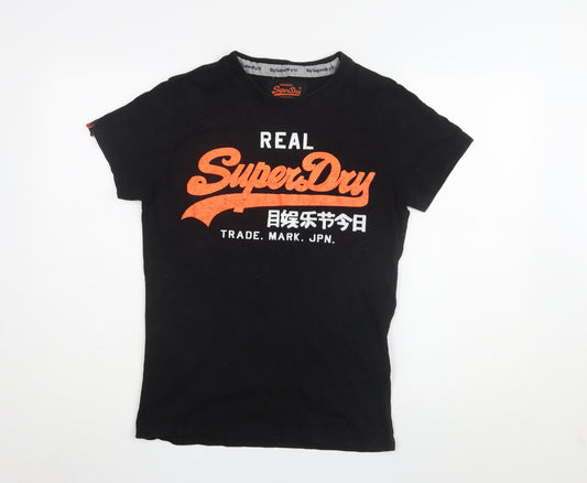 Superdry Men's Black Graphic T-Shirt, Medium