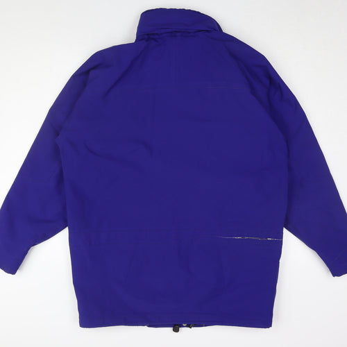 Mountain Range Men's Blue Medium Rain Jacket