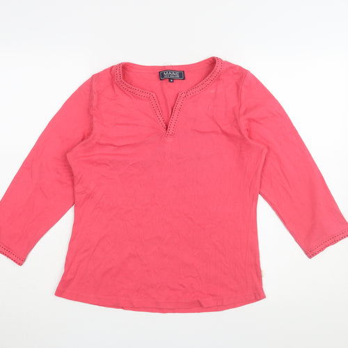 Maine New England Women's Pink Blouse Size 14