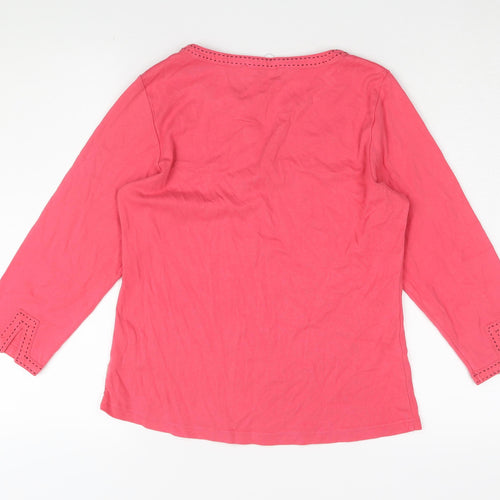 Maine New England Women's Pink Blouse Size 14