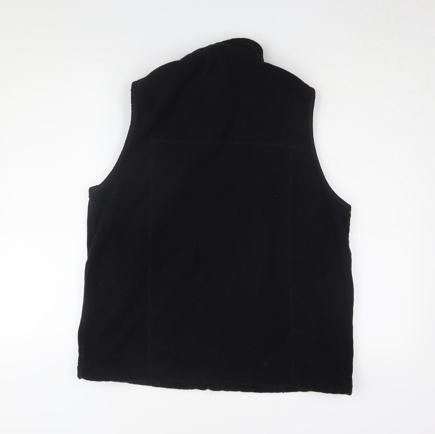 Regatta Black Unisex Waistcoat, Size L, Fleece Zip Casual