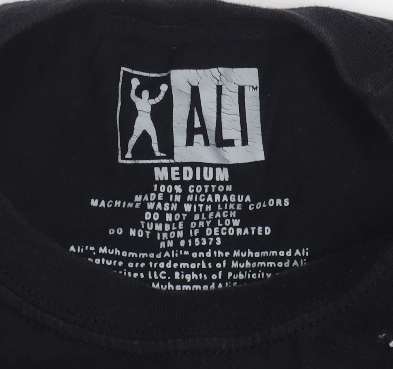 Ali Men's Black Muhammad Ali Graphic T-Shirt M