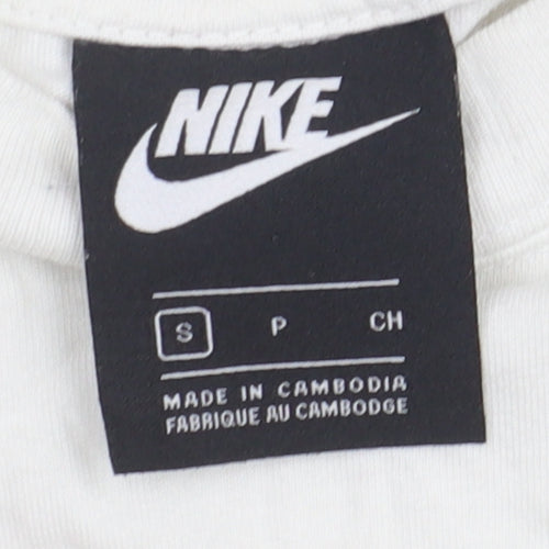 Nike Unisex Yellow T-Shirt, Size S, Colourblock Design