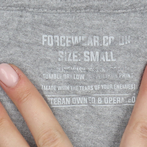 Top Gun Grey Talk to Me Goose T-Shirt Men’s S Military