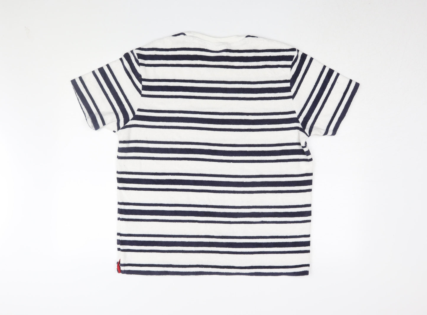 Fila Men's White Striped T-Shirt Medium