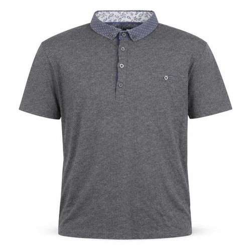 Steel & Jelly Men's Grey Polo, Size L, Short Sleeve